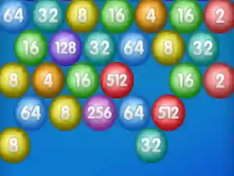 Jwèt Number Bubble Shooter sou entènèt