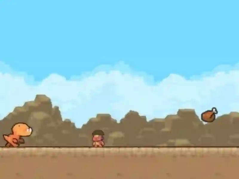 Jwèt Super Dino Run sou entènèt