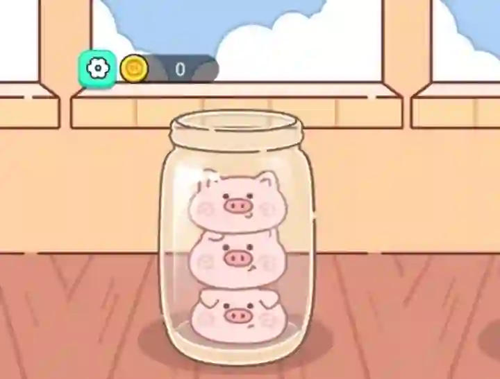 Jwèt Grab Piglet sou entènèt