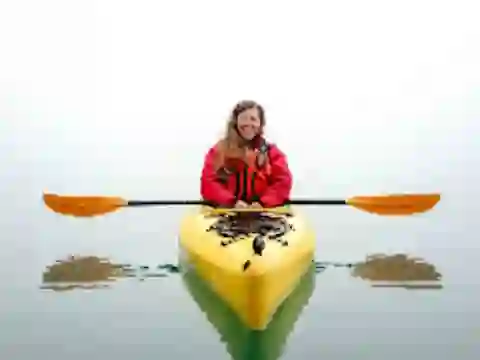 Jwèt Kayak Kayaking Lake Jigsaw sou entènèt
