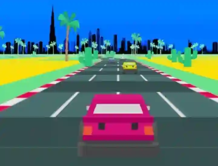 Jwèt Dubai Race sou entènèt