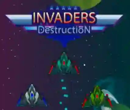 Jwèt Invaders Destruction sou entènèt