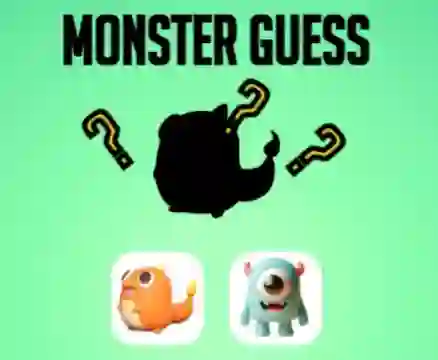 Jwèt Monster Guess sou entènèt