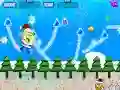 Jwèt Swinging SpongeBob Xmas sou entènèt
