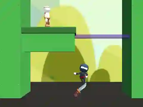 Jwèt Slow Time Ninja sou entènèt