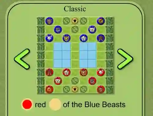 Jwèt Chess Jungle sou entènèt