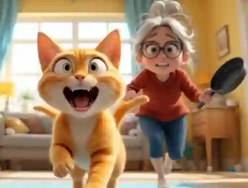 Jwèt Bad Cat Simulator sou entènèt