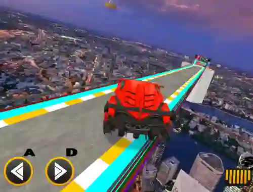 Jwèt Mega Ramps Car Racing Games 3d sou entènèt