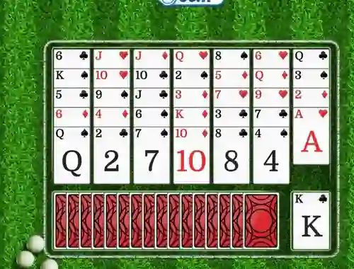 Jwèt Golf Solitaire sou entènèt