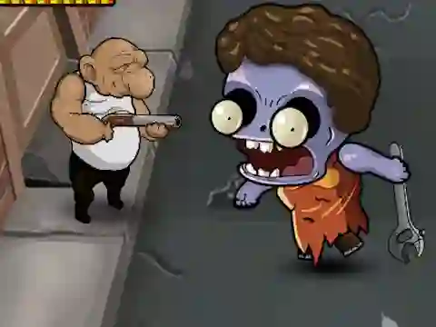Jwèt Dead Walker Zombie Shooter sou entènèt