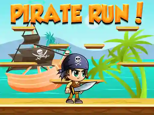 Jwèt Pirate Run sou entènèt