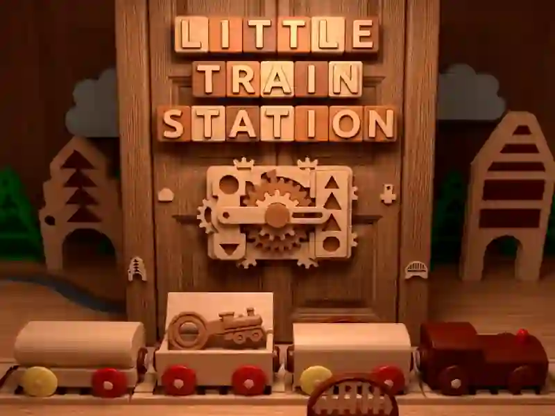 Jwèt Little Train Station sou entènèt