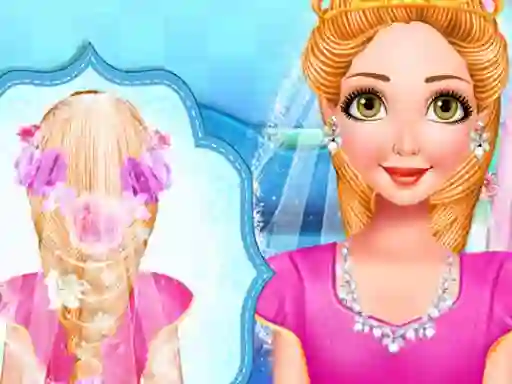 Jwèt Princess wedding hairstyle sou entènèt