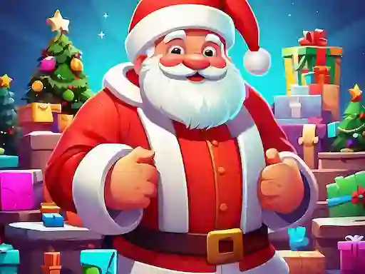 Jwèt Idle Santa Factory sou entènèt