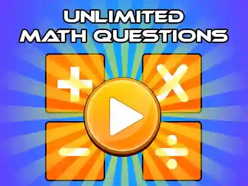 Jwèt Unlimited Math Questions sou entènèt