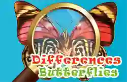 Jwèt Differences Butterflies sou entènèt