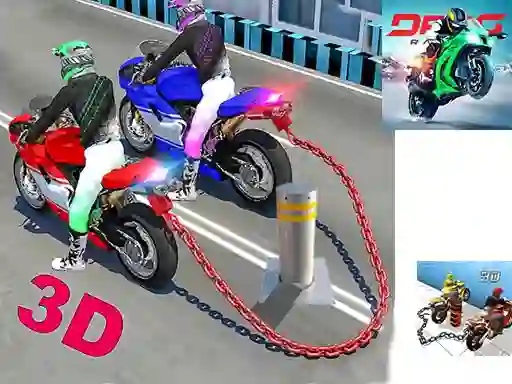Jwèt Chained Bike Racing 3d sou entènèt