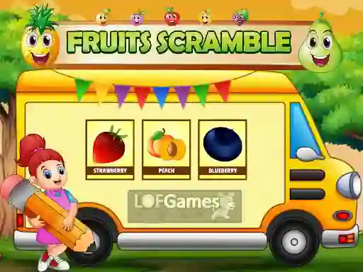 Jwèt Fruits Scramble sou entènèt