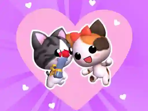 Jwèt Love Cat Line sou entènèt