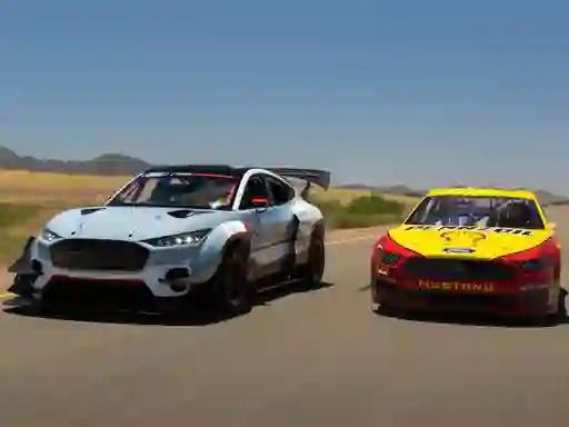 Jwèt Drifting Mustang Slide sou entènèt
