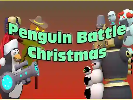 Jwèt Penguin Battle Christmas sou entènèt
