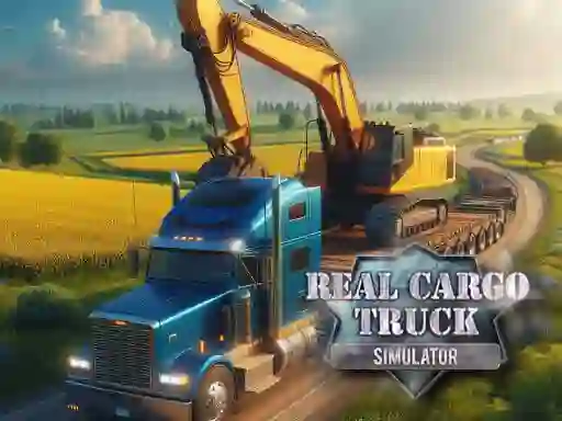 Jwèt Real Cargo Truck Simulator sou entènèt