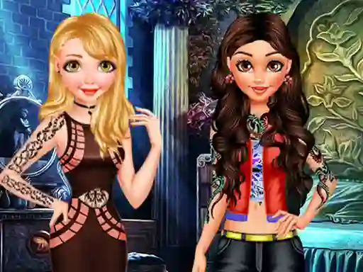Jwèt Princess Bad Girls Makeover sou entènèt
