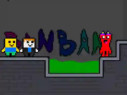 Jwèt NoobLox vs Garten 2 Player sou entènèt