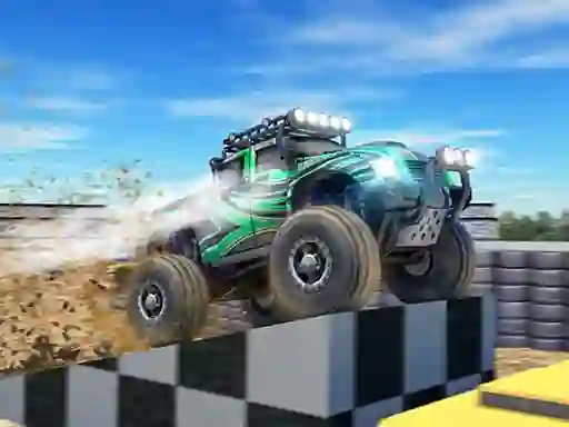 Jwèt 4x4 Monster Truck Driving 3D sou entènèt