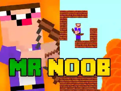 Jwèt Mr Noob vs Zombies sou entènèt