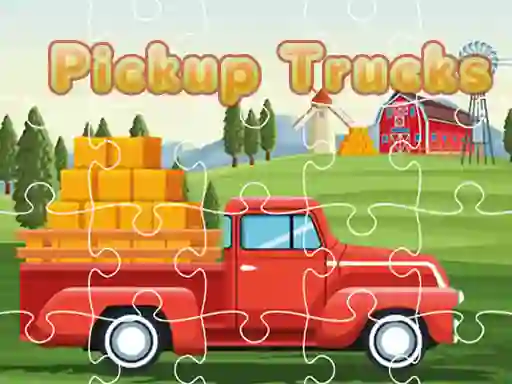 Jwèt Pickup Trucks Jigsaw sou entènèt