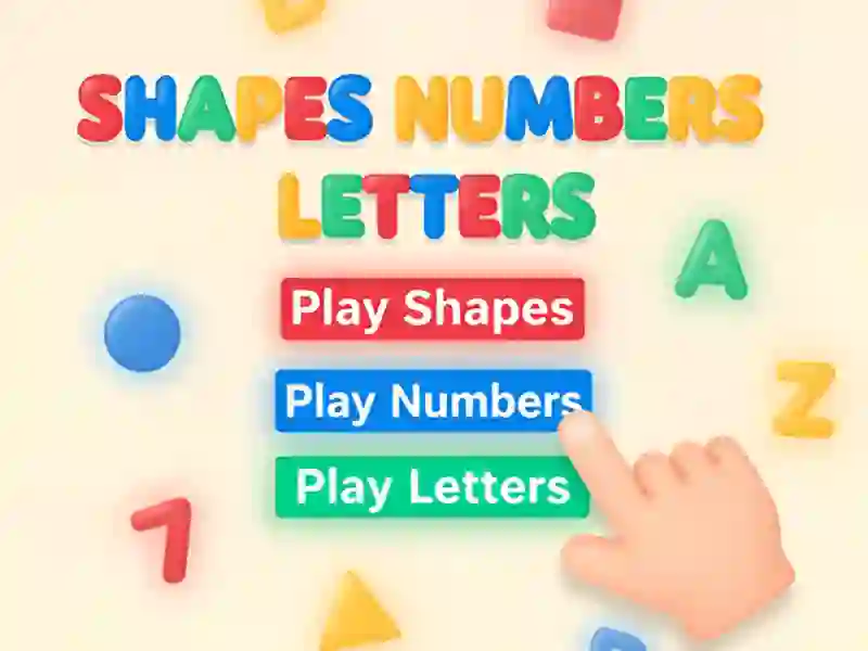 Jwèt Shapes Numbers Letters sou entènèt