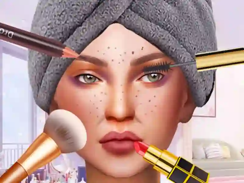 Jwèt Diy Makeup Artist sou entènèt