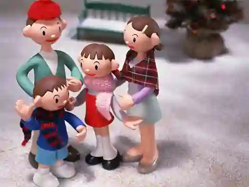 Jwèt Christmas Clay Doll Puzzle sou entènèt