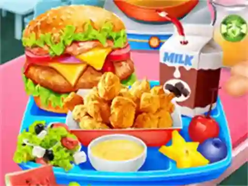 Jwèt School Lunch Maker sou entènèt