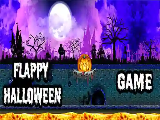 Jwèt Flappy Halloween sou entènèt