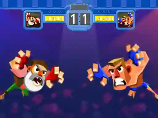 Jwèt Wrestling King sou entènèt