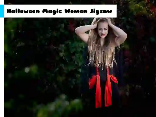 Jwèt Halloween Magic Women Jigsaw sou entènèt