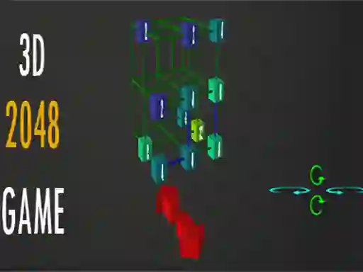 Jwèt 2048 - 3D sou entènèt