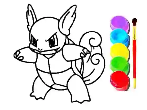 Jwèt Pokemon Coloring Book sou entènèt