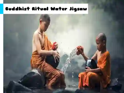 Jwèt Buddhist Ritual Water Jigsaw sou entènèt