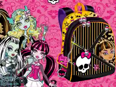 Jwèt Monster High Backpack Design sou entènèt