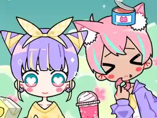 Jwèt Cute Girl Avatar Maker sou entènèt