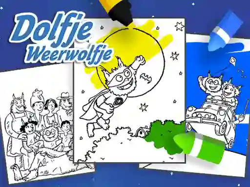 Jwèt Coloring Alfie The Werewolf sou entènèt