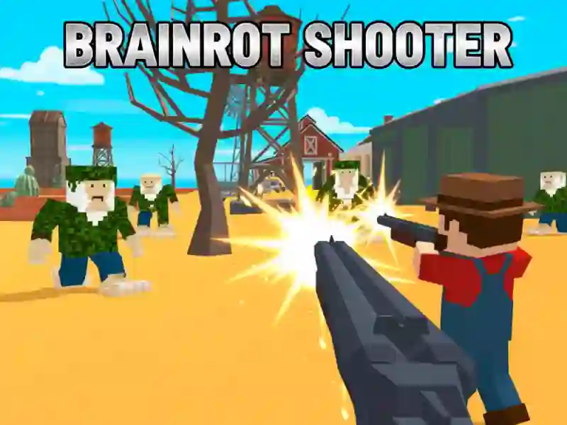 Jwèt Brainrot Shooter sou entènèt