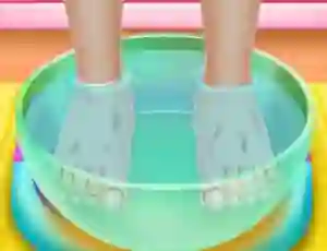 Jwèt Daddy Spa Time sou entènèt