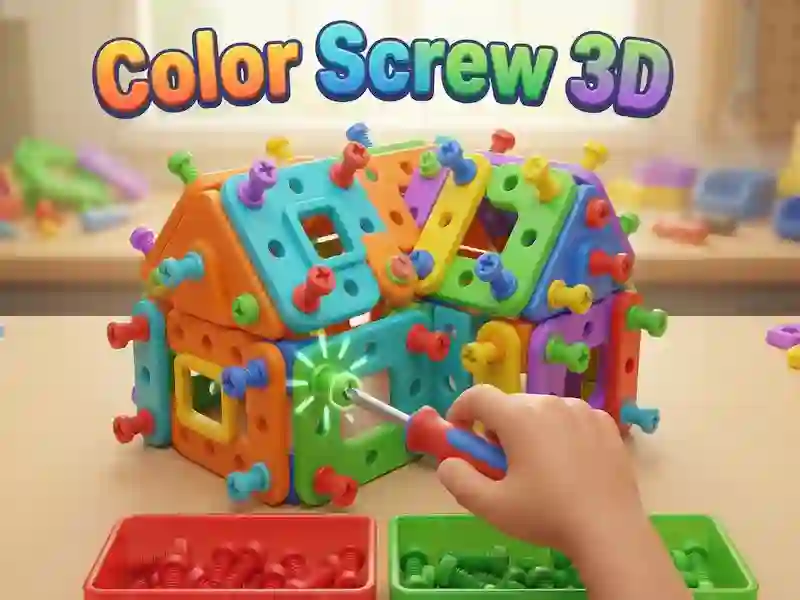 Jwèt Color Screw 3D sou entènèt