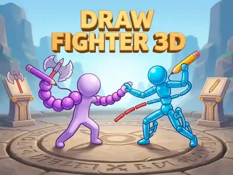 Jwèt Draw Fighter 3d sou entènèt