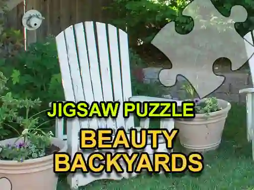 Jwèt Jigsaw Puzzle: Beauty Backyards sou entènèt
