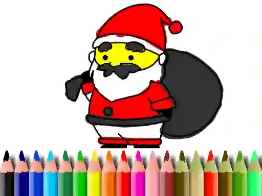 Jwèt Back To School: Santa Claus Coloring sou entènèt